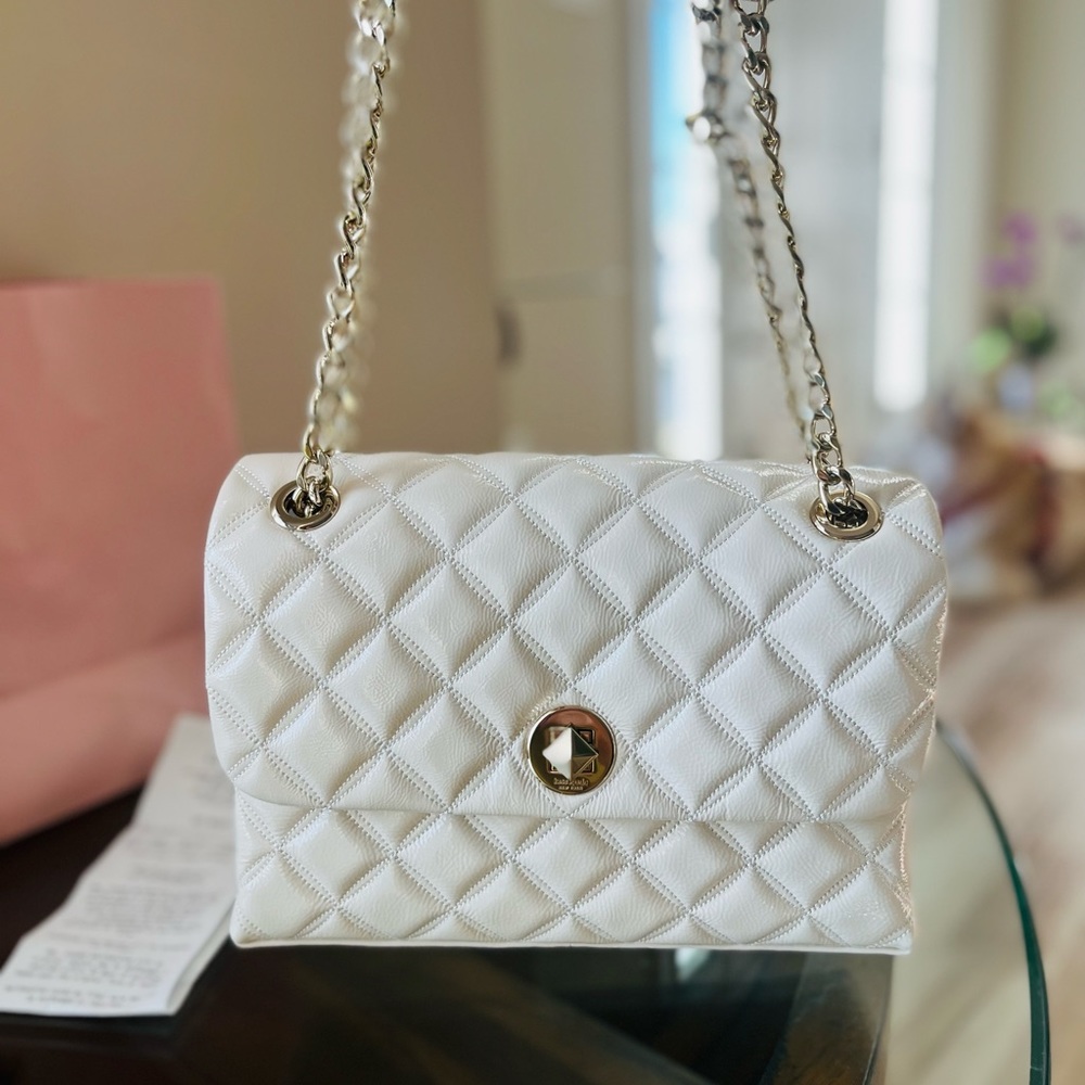 Katespade natalia medium patent shoulder bag